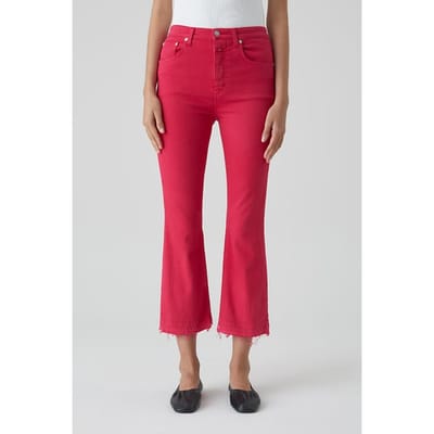 Closed Women Hi-sun Jeans Rasperry Pink Maat: W24 | Flared Jeans Outlet | Dames | Roze
