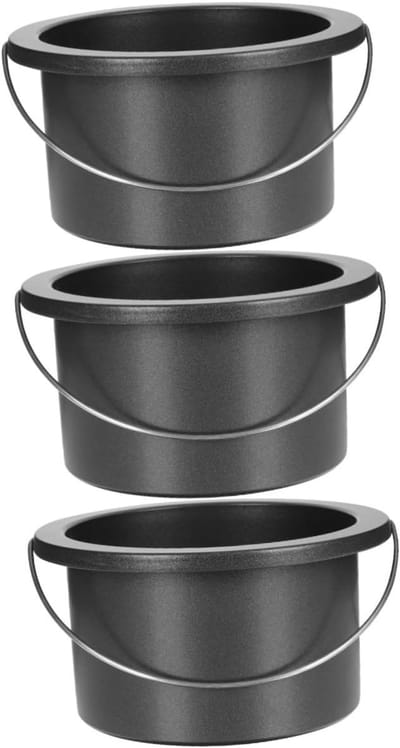 Waxpot Set - Ontharingspot - Harsen Thuis - Duurzaam Aluminium - 12x12x6.5cm - Willekeurig