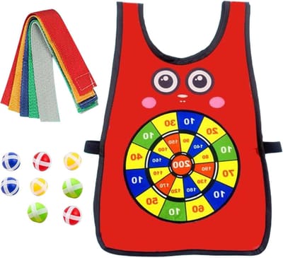 Bekerspel Set - Grijp en werpspel - Buitenactiviteiten - Wasbaar en opvouwbaar - Diameter 30 cm - Multi-color