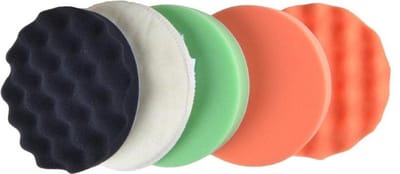 Qumax Polijstschijven voor polijstmachine - 5 stuks - Polijstpads - polijstset universeel