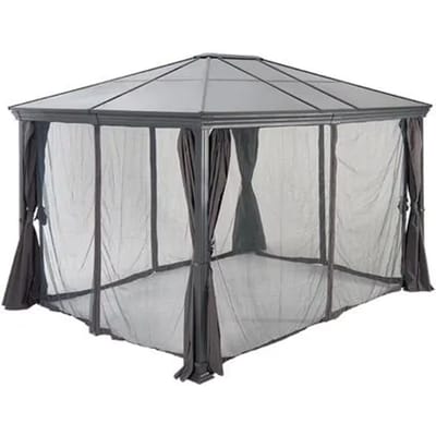 Central Park Horgordijn Partytent Palaca Antraciet 205x311cm - 4 Stuks