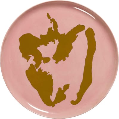 Serax - Ottolenghi Feast - Serveerschaal - Roze/Goud - 35 Ø