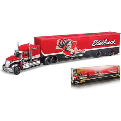 Maïsto 1:64 Mack Anthem Lonestar Up Transport Moulage Fabrication Remorque Modèle Modèle de Simulation Voiture en Alliage Collection