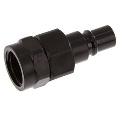 POM DN 7.2 Koppeling Insteeknippel G 3/8 inch Binnendraad Dubbele afsluiting