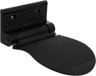 Voetsteun Douche - Douche Kruk - Comfort Verhogend - Opklapbaar Ontwerp - 15.5X11X6CM - Zwart