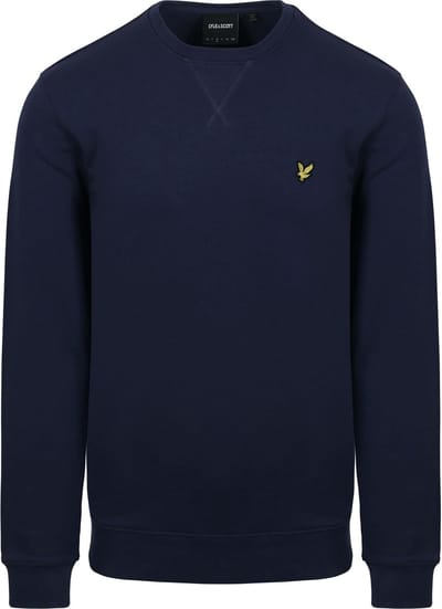 Lyle & Scott Sweat Crewneck Dark Navy - Maat XS - Heren - Sweaters