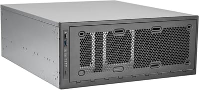 Rackmontage Behuizing - Serverkast - Serveropslag - Ondersteunt 360mm Koeler - 4U 17.6cm - Zwart