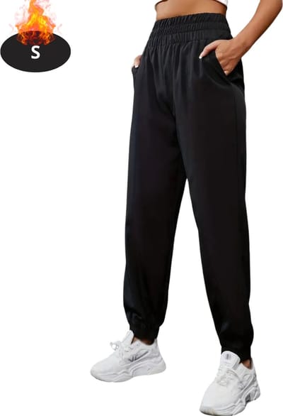 Livano Trainingsbroek Dames - Sportbroek - Trainingsbroek Lang - Trainingspak - Sportkleding - Zwart - S