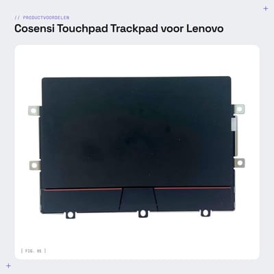 Dailygoods - Touchpad Trackpad voor Lenovo ThinkPad P16v en T16 Series