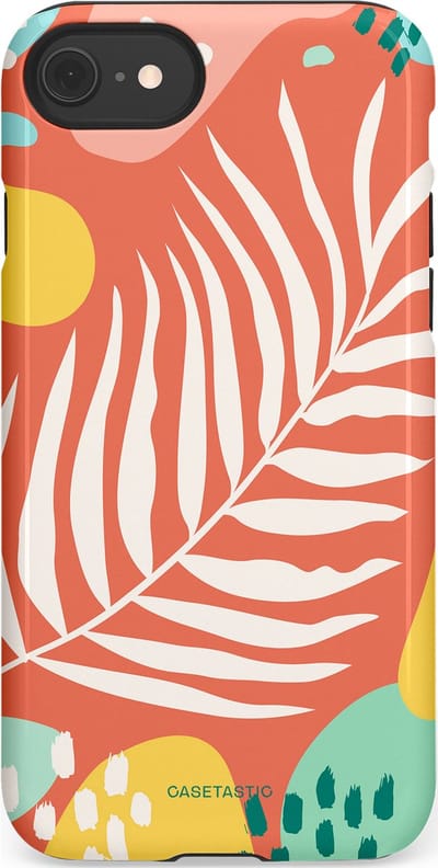 Casetastic Hoesje Geschikt voor Apple iPhone 7/8/SE - Stijlvolle Beschermende Duo-layer Case - Zomeravond