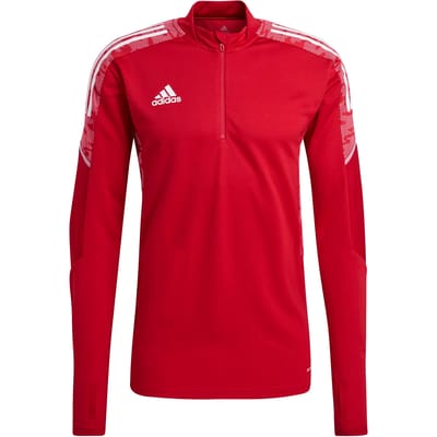 Adidas Condivo 21 Trainingstop Heren - Rood / Wit | Maat: L