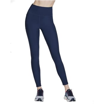 Skechers GO Flex Rib Fl HW Legging LG2-NVY, Vrouwen, Marineblauw, Leggings, maat: S