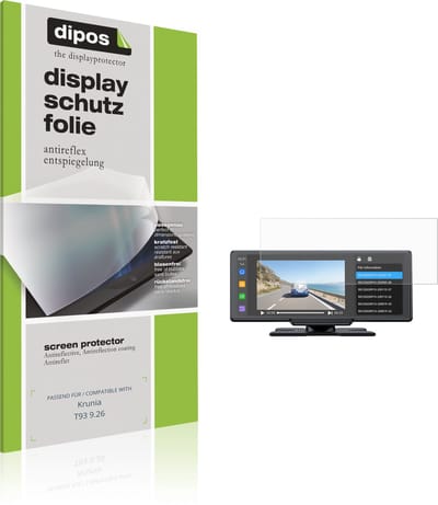 dipos – 2x Matte Beschermfolie geschikt voor Krunia T93 9.26 | Krasbestendige & antireflecterende Screenprotector Ultra-Thin