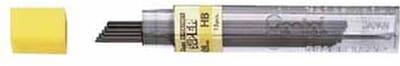Potloodstift Pentel 0.9mm zwart per koker 2B - 12 stuks