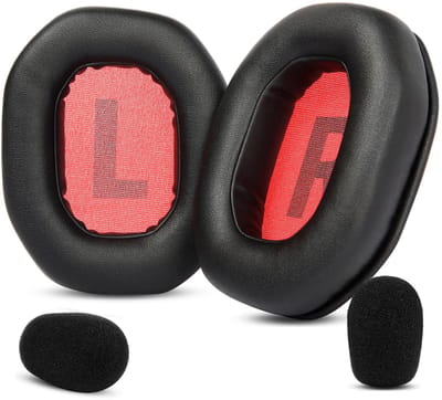 Dailygoods - Vervangende oorkussens compatibel met Teufel Cage Gaming Headset Oorkussens Cover Oorschelpen Eiwit Leer