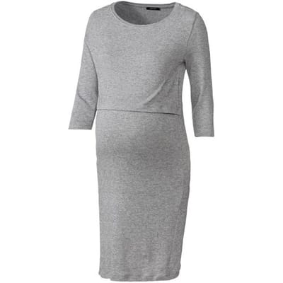ESMARA Dames zwangerschapsjurk (Grijs, XS (32/34))