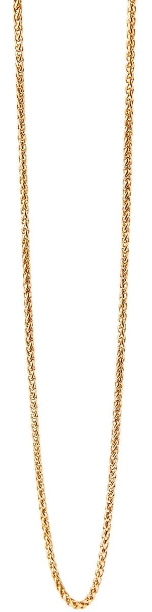 AKZENT Akzent unisex ketting "Ertane" Goud - Edelstahl-ketting zonder hanger - Basic design -
