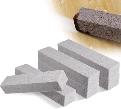 6x Krachtige Puimsteen Reiniger Blok voor Grill, Oven en Keuken - Effectief Schoonmaaksteen