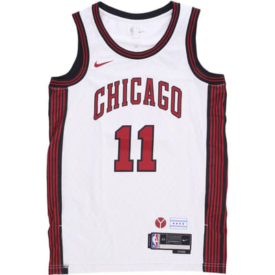 Basketbaltanktop heren Nba City Edition 22 Dri-fit Swingman Jersey nr. 11 Demar Derozan Chibul Wit