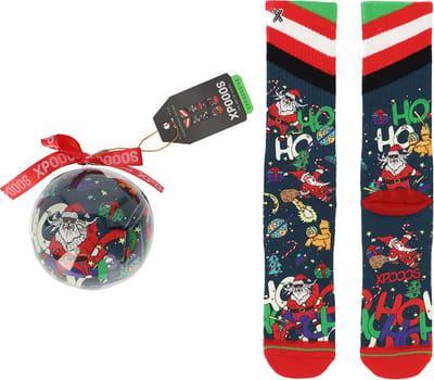 XPOOOS heren xmas giftbox sokken space dome multi