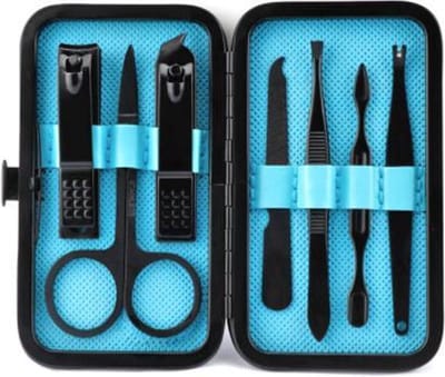 New Age Devi - Complete nagelverzorging 7-delig Blauw Mani- en pedicureset Ideaal voor op reis