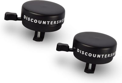 Zwarte Universele Fietsbel Set voor Volwassenen - 2 Stuks - Racefiets - Diameter 5,5 cm - Fietsaccessoires