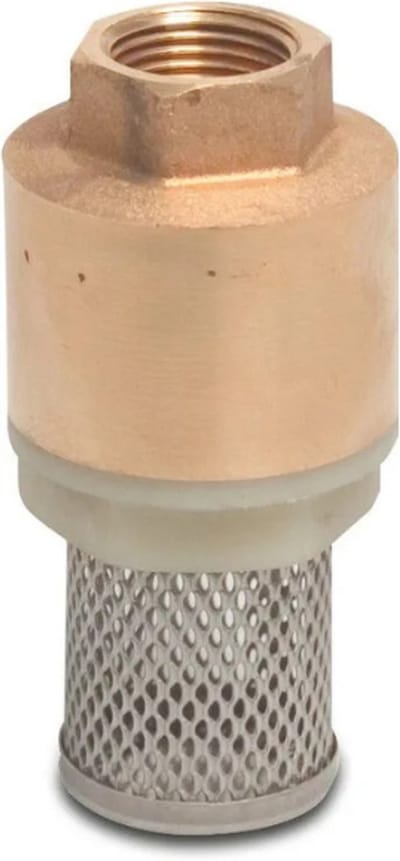 Profec Voetklep veerbelast messing 1 1/2" binnendraad 8 bar
