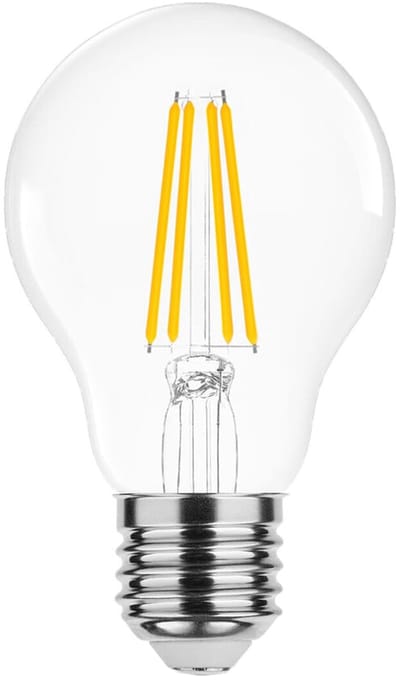 Modee E27 LED Lamp 4W - 470lm - 2700K - Warm Wit - LED Filament Globe A60 - Vervangt 40W Halogeen Gloeilamp