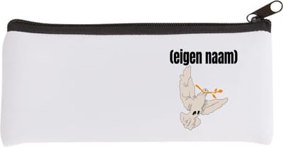 Akyol - duif met takje eigen naam Etui - Vogels - vogel liefhebbers - duif - verjaardag - cadeau - kado - 20 bij 9 cm