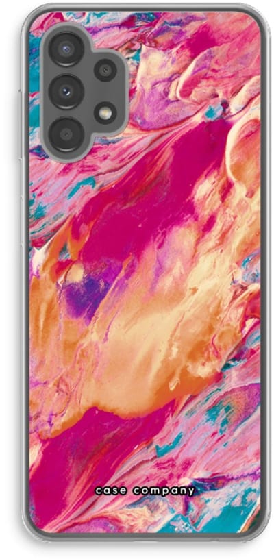 Case Company® - Hoesje geschikt voor Samsung Galaxy A13 4G hoesje - Pastel Echoes - Soft Cover Telefoonhoesje - Bescherming aan alle Kanten en Schermrand