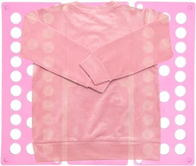 Kleding Vouwplank - Wasmap Shirt Map - Kleding Sorteren - Verstelbaar Ontwerp - 40x48cm - Roze