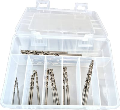Borenset - HSS geslepen - 16-delig - 2mm t/m 10mm