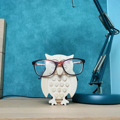 Uil - Brillenhouder - Home decor - Dier - Hout