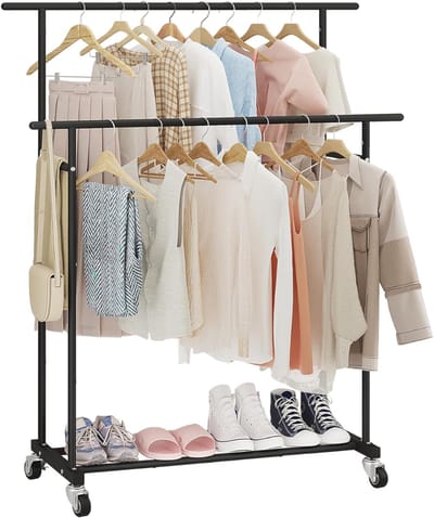 mavoa® Kledingrek op wieltjes - Dressboy - Kledingstang