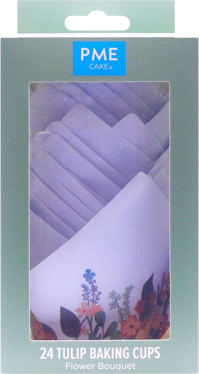 PME Muffinvormpjes Tulp Boeket bloemen Pk/24