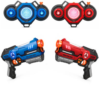 Pumpify Lasergame Set Voor Kinderen – Speelgoed Pistool – Lasergame Speelgoed – Lasergame Set – Lasergame Pistolen – Speelgoed – 6 jaar – 7 jaar – 8 jaar – 9 jaar – 10 jaar – Inclusief Vesten – 2 Spelers