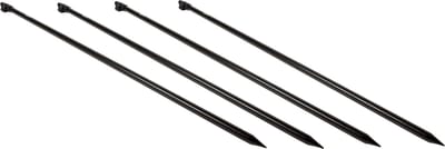 Faith Bankstick - Telescopisch 95cm - set 4 stuks - Karpervissen - Hengelsteun - Zwart