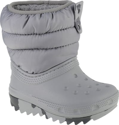 Crocs Classic Neo Puff Boot Toddler, voor een jongen, Grijs, Sneeuw laarzen, maat: 19/20