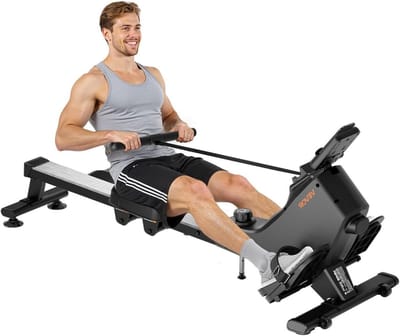 Roeitrainer Ergometer - Hometrainer Roeien - Thuis Sporten - 16 Weerstandsniveaus - 158 kg Draagvermogen - Zwart