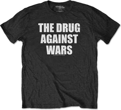 Wiz Khalifa - Drug Against Wars Heren T-shirt - S - Zwart