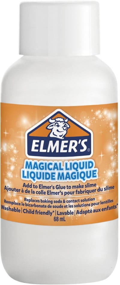 Elmer’s slijmactivator | 259 ml flacon | uitwasbare en kindvriendelijke slijmactivator met tovervloeistof | Perfect voor het maken van slijm