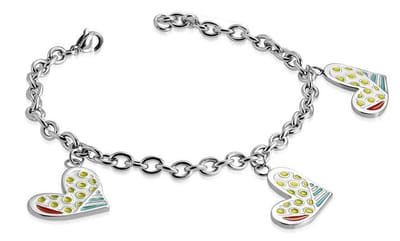 Amanto Armband Chadi - 316L Staal - Bedel - Hart - 19cm