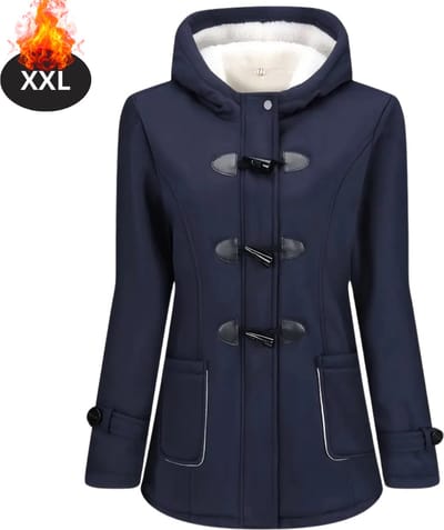 Nivard Winterjas - Parka - Dames - Winter - Jas - Volwassen - Stijlvol - Marineblauw - XXL