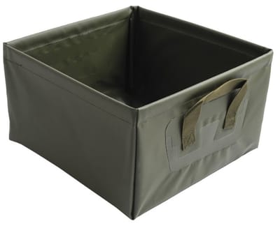 Mil-Tec Opvouwbare emmer / waskom 13L PVC, olijfgroen