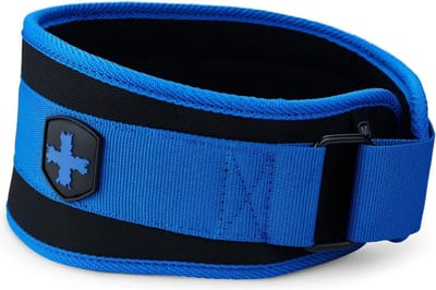 Gewichthefriem van nylon met flexibele ultralichte schuimkern - Sterke uitrusting - Blauw - 45 inch - Maat XL