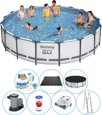 Steel Pro MAX Rond 549x122 cm - Zwembad Pakket