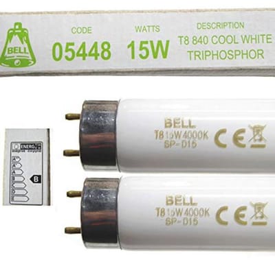 15W T8 TL-buis 450mm Koud Wit 4000K - Energiezuinig met Lange Levensduur