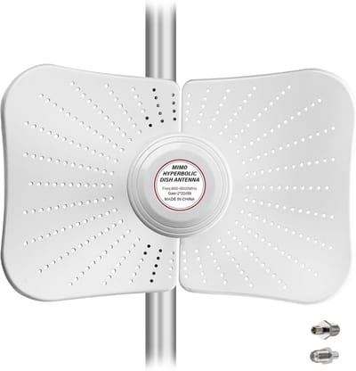 Outdoor 5G Antenne - Dual Polarisatie, Directionele Antenne met Tot 22 dBi Versterking en Compatibiliteit voor Routers en MIMO SMA