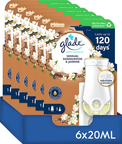 Glade Electric Scented Oil Houder Sensual Sandalwood & Jasmine