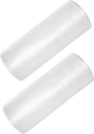 CM Noppenfolie/bubbeltjesfolie op rol - 2x - 2000 x 50 cm - Bubbelfolie/bubbeltjesplastic - inpakken - verhuizen